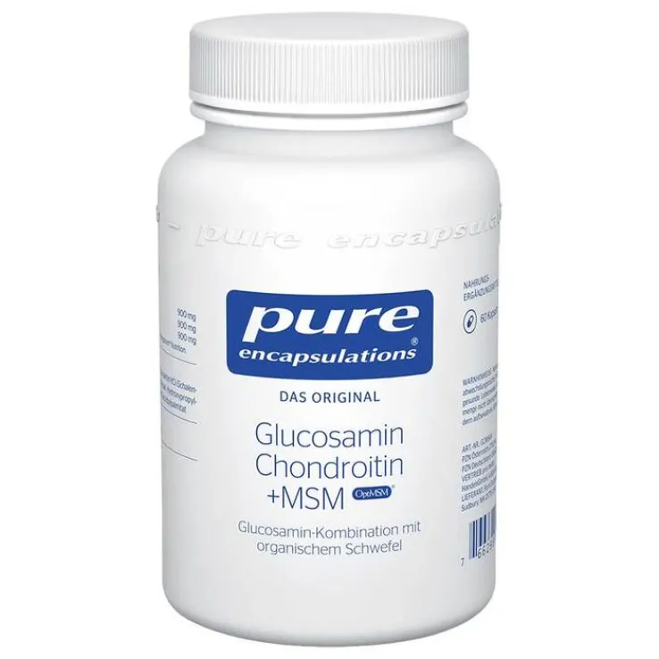 Pure Encapsulations Glucosamin+Chondroitin+MSM Kapseln, 60 St