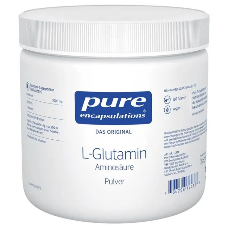 Pure Encapsulations L-Glutamin Pulver, 186 g