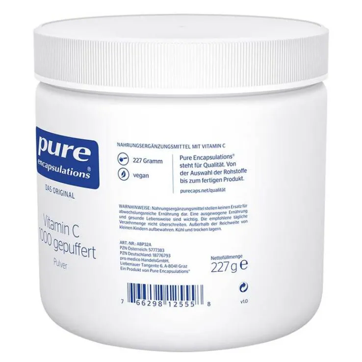 Pure Encapsulations Vitamin C 1000 gepuffert Pulver, 227 g