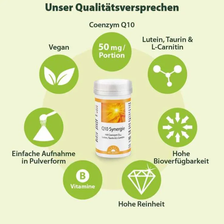 Q10 Synergie Pulver, 80 g