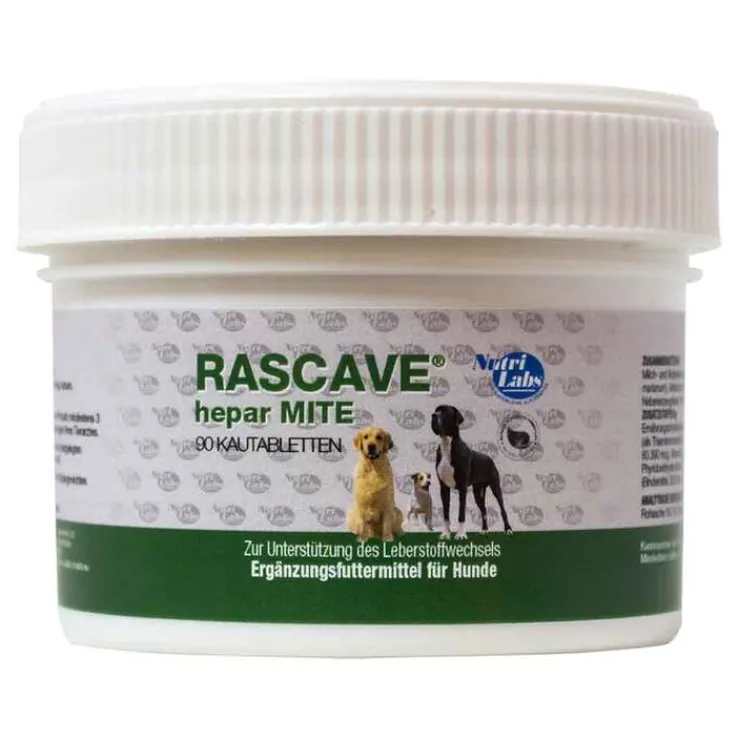 Rascave hepar mite Kautabletten für Hunde, 90 St
