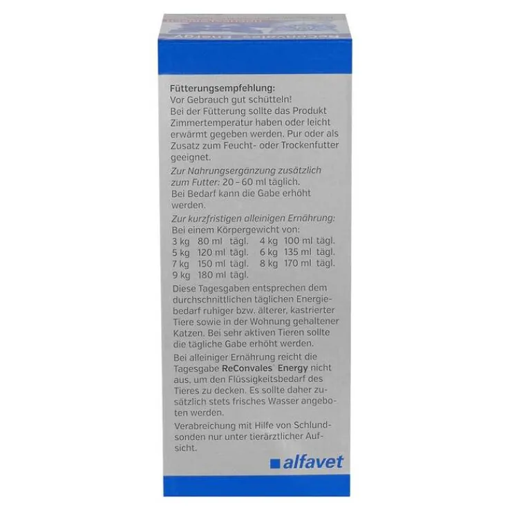 Reconvales Energy Diät-Erg.Futterm.für kl.Hund / Katze, 180 ml