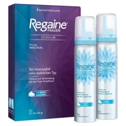 Regaine Frauen Schaum 50 mg/g, 2X60 g