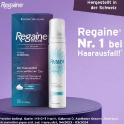 Regaine Frauen Schaum 50 mg/g, 2X60 g