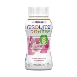 Resource 2.0 + fibre Erdbeere, 4X200 ml