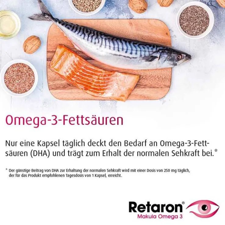 Retaron Makula Omega-3 Kapseln, 90 St