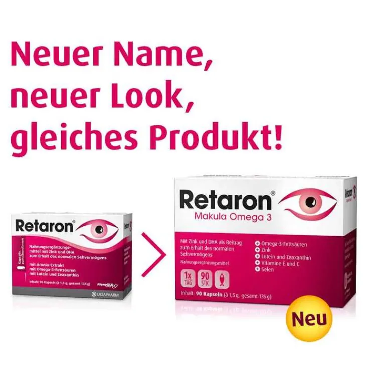 Retaron Makula Omega-3 Kapseln, 90 St