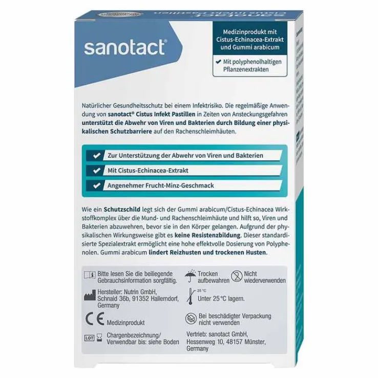 sanotact®Cistus Infekt Pastillen , 30 St
