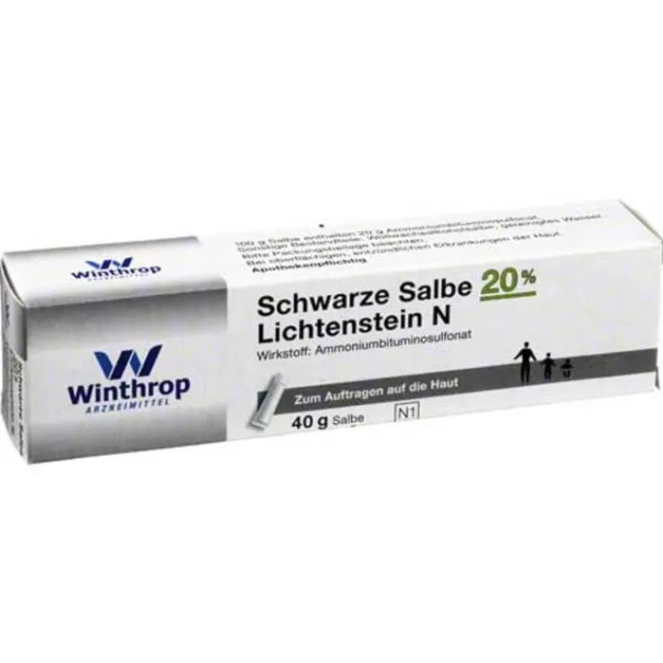 Schwarze Salbe 20% Lichtenst, 40 g