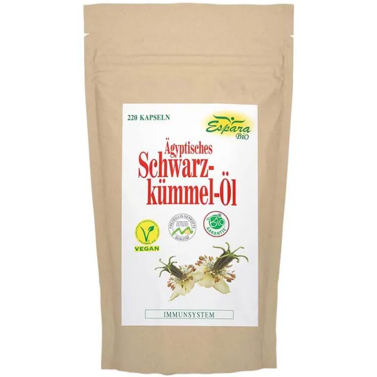 Schwarzkümmelöl Bio Kapseln, 220 St