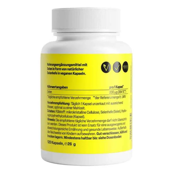 Selen Pure 200 µg Kapseln, 120 St