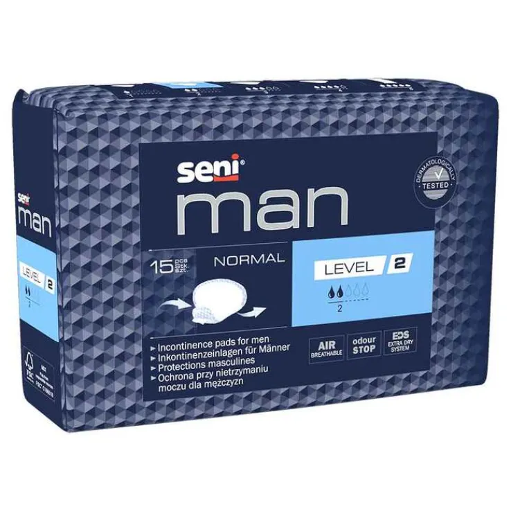 Seni® Man Inkontinenzeinlage normal Level 2, 15 St