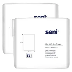 Seni® Soft Super Bettschutzunterlage 90x60 cm, 2X25 St