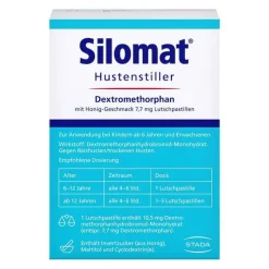 Silomat Hustenstiller Dextromethorphan mit Honig-Geschmack, 20 St