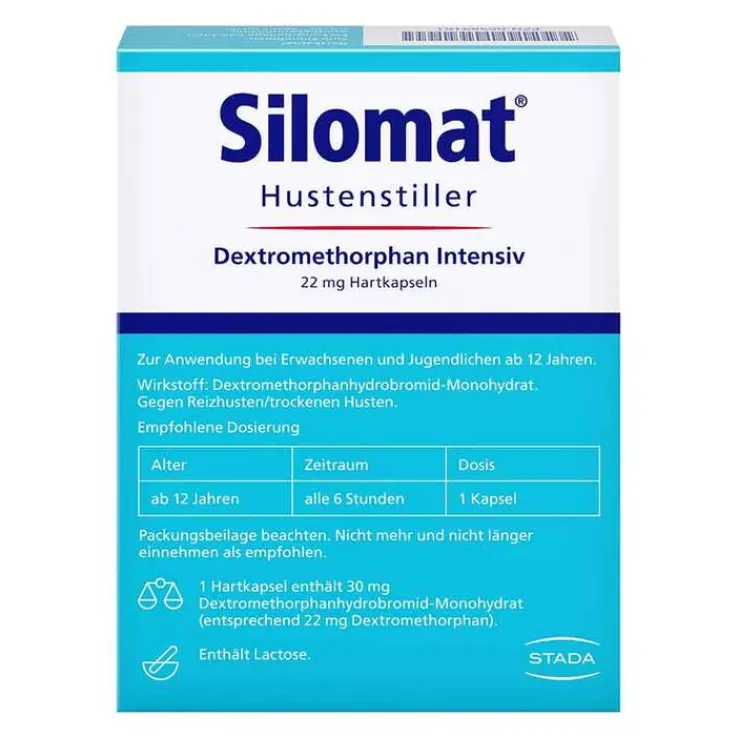 Silomat Hustenstiller Dextromethorphan Intensiv gegen Reizhusten, 12 St