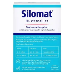 Silomat Hustenstiller DMP Zitrone Lutschpastillen, 40 St