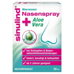 Sinulind Meerwasser Nasenspray + Aloe Vera, 20 ml