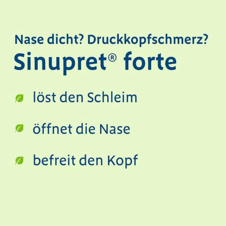Sinupret forte überzogene Tabletten, 20 St