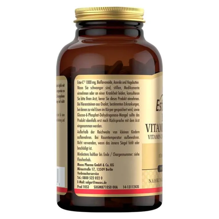 Solgar Ester-C Plus 1000 mg Tabletten, 180 St