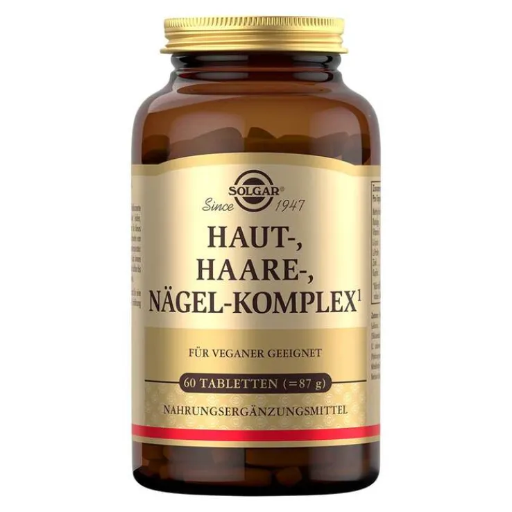Solgar Haut Haare Nägel Komplex Tabletten, 60 St