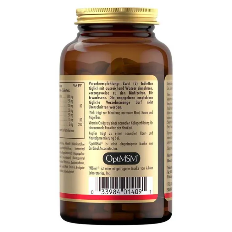 Solgar Haut Haare Nägel Komplex Tabletten, 60 St