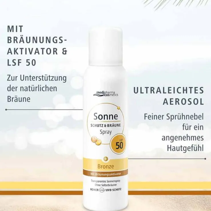 Sonne Schutz & Bräune Aerosol-Spray bronze LSF 50, 150 ml