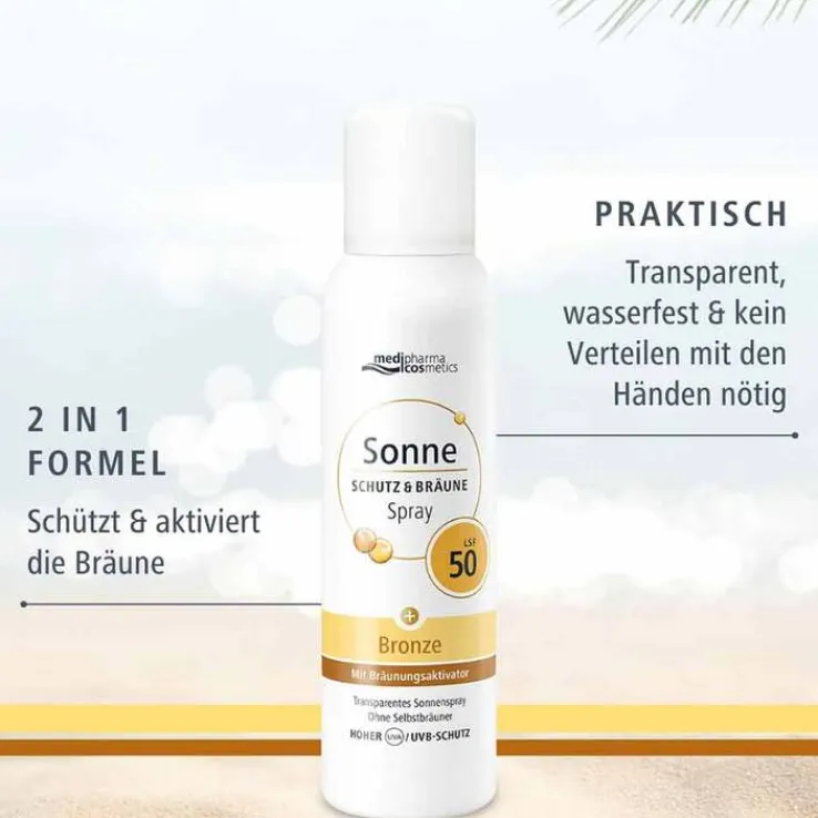 Sonne Schutz & Bräune Aerosol-Spray bronze LSF 50, 150 ml