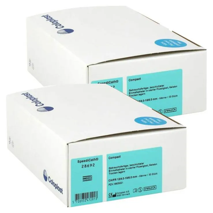 Speedicath Compact Katheter Nelaton CH12 28692 Män, 2x30 St