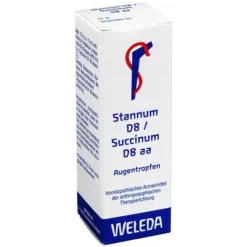 Stannum D 8 Succinum D 8 aa Augentropfen, 10 ml