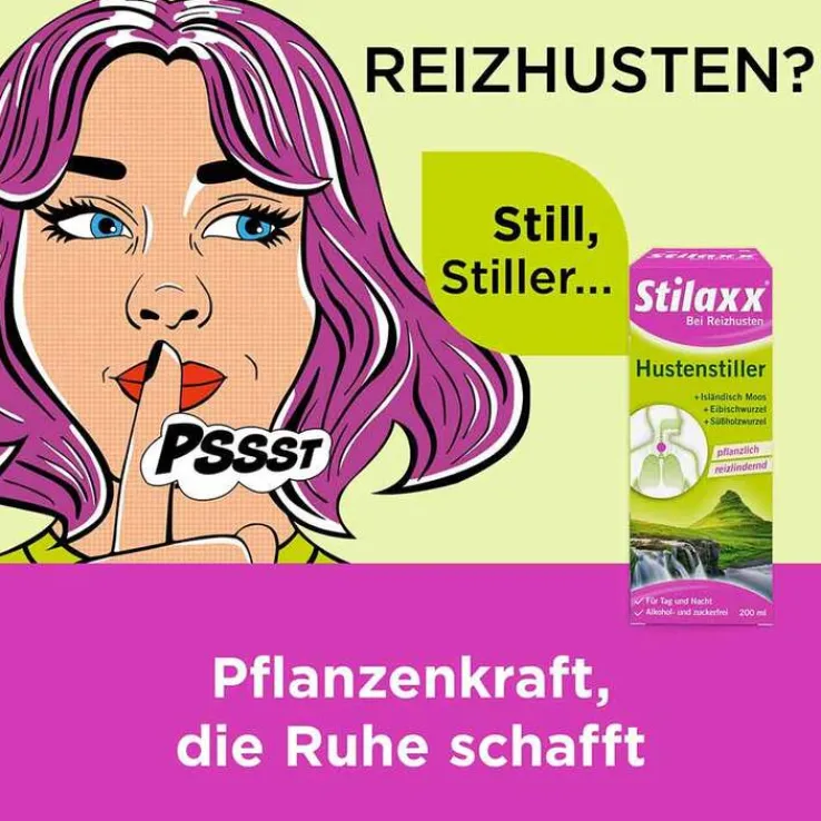 Stilaxx® Hustenstiller bei Reizhusten, 200 ml