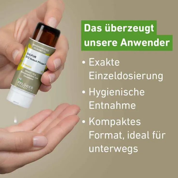 Sulfur C30 Globuli Pflüger Dosierspender, 10 g