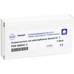 Suspensorium Größe 3 abknöpfbarer Beutel, 1 St