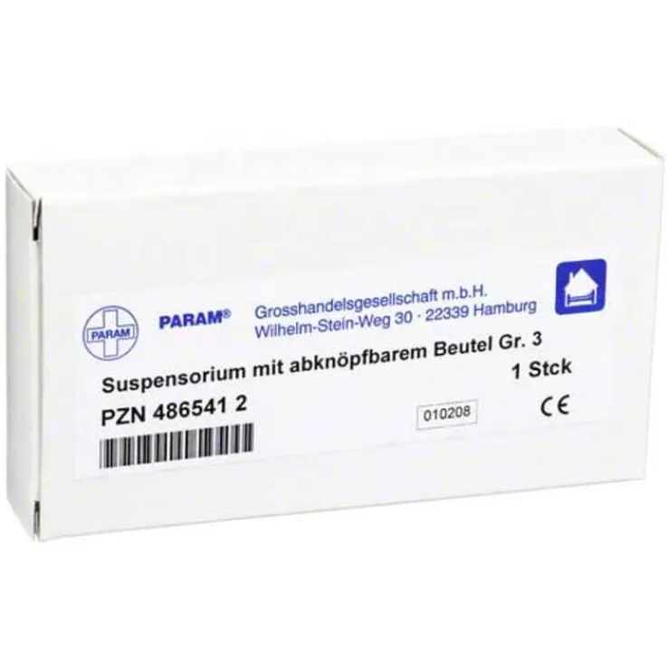 Suspensorium Größe 3 abknöpfbarer Beutel, 1 St