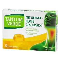 Tantum Verde mit Orange-Honiggeschmack 3 mg Lutschtabletten, 20 St