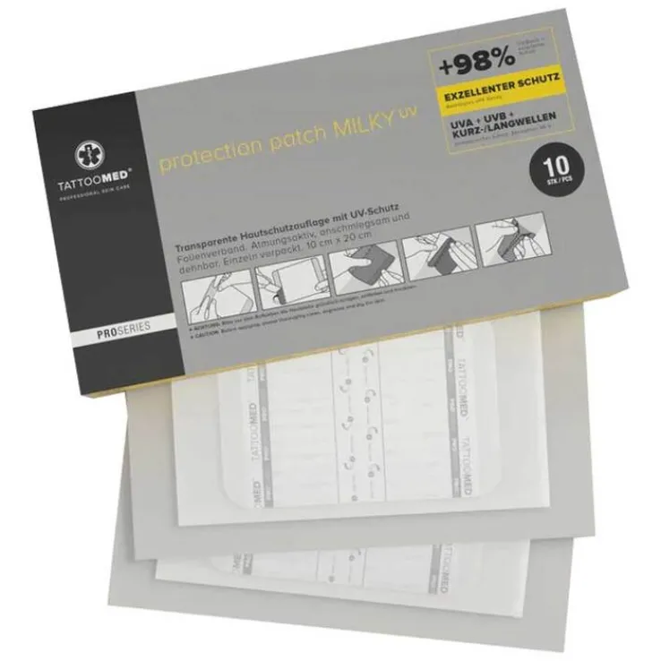 TATTOOMED® protection patch MILKY UV, 10 St
