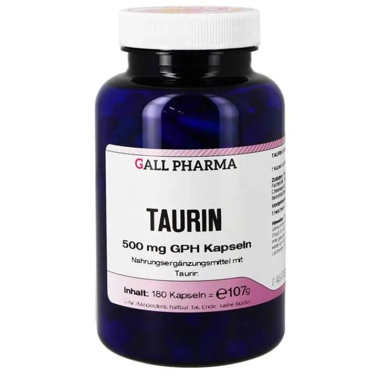 Taurin 500 mg GPH Kapseln, 180 St