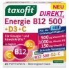 Taxofit Energie B12 500 + D3 + C Direkt Granulat, 20 St