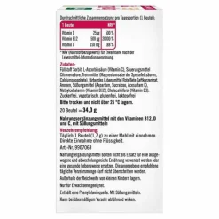 Taxofit Energie B12 500 + D3 + C Direkt Granulat, 20 St