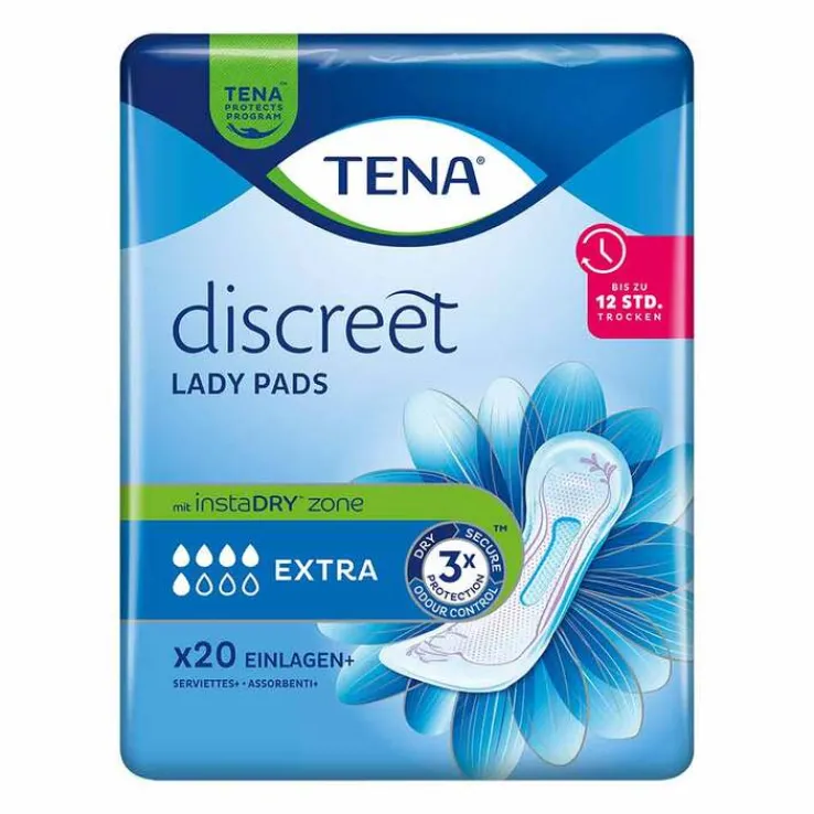 TENA® discreet Lady Pads Extra bei Inkontinenz, 20 St