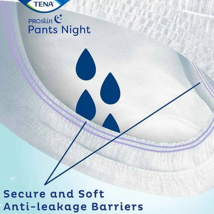 TENA Pants night super L Einweghose bei Inkontinenz, 10 St