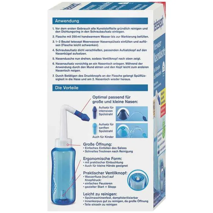 tetesept Meerwasser Nasendusche, 1 St