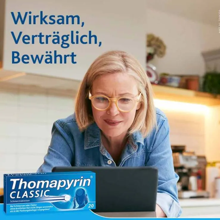 Thomapyrin CLASSIC Schmerztabletten, 20 St