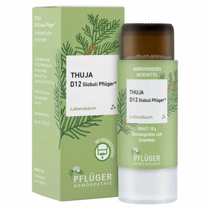 Thuja D12 Globuli Pflüger Dosierspender, 10 g