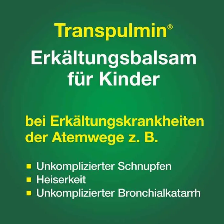 Transpulmin® Erkältungsbalsam für Kinder, 100 g