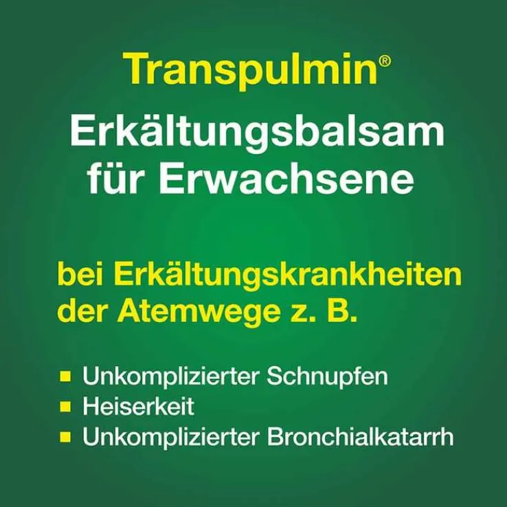 Transpulmin® Erkältungsbalsam + Inhalator, 100 g