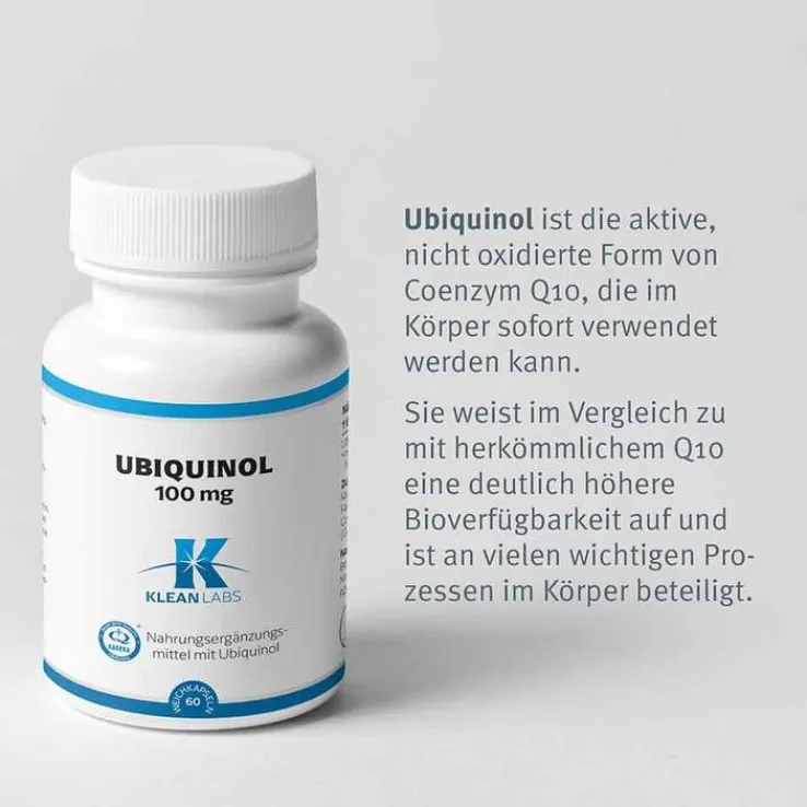 Ubiquinol Coenzym Q10 reduziert 100 mg Kapseln, 60 St