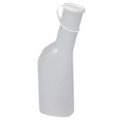 Urinflasche für Männer ohne Griff milchig, 1 St