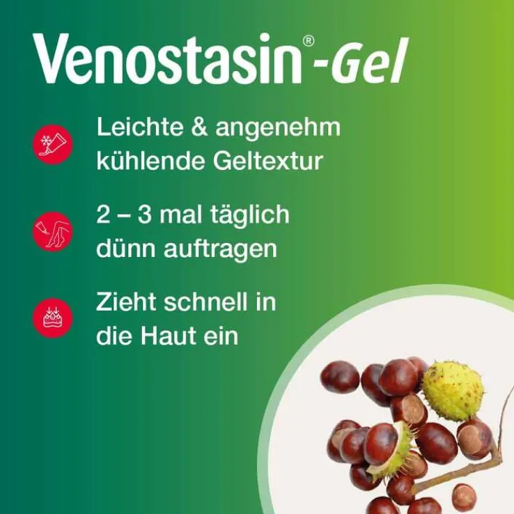 Venostasin®-Gel Aescin belebt müde Beine & kühlt, 100 g