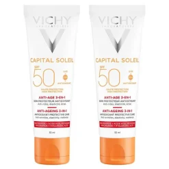 VICHY Ideal Soleil Anti-Age Creme LSF 50 , 2x50 ml