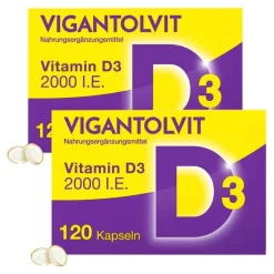 Vigantolvit 2000 I.E. Vitamin D3 Weichkapseln, 2x120 St